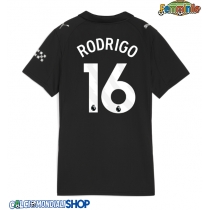 Maglie da calcio Manchester City Rodri Hernandez #16 Seconda Maglia Femminile 2025-26 Manica Corta